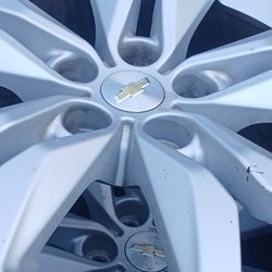 A Nice Pair Of Chevrolet Rims& Tires