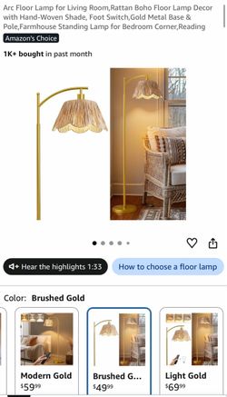 Floor lamp new $45