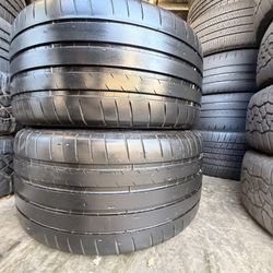 295/40/19 Michelin Pilot Sport 4 70% Tread (2)