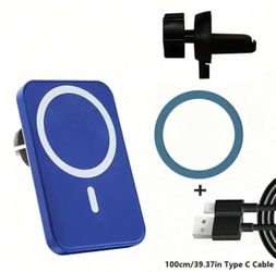 15W Magnetic Wireless Car Charger – Fast Charging Mount for iPhone 12-16 Series