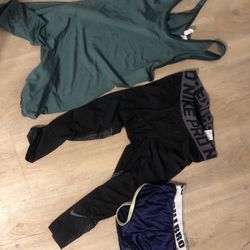 Wrestling Singlet, Joggers And Short Shorts 