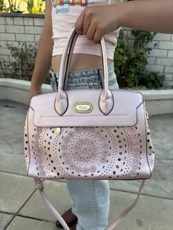 Rosè Celestial Star Vegan Leather Designer Handbag