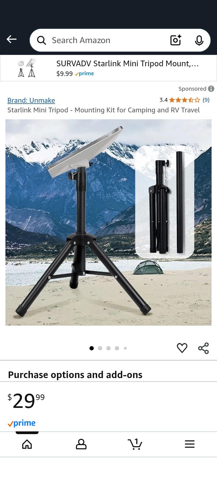 Starlink Tripod