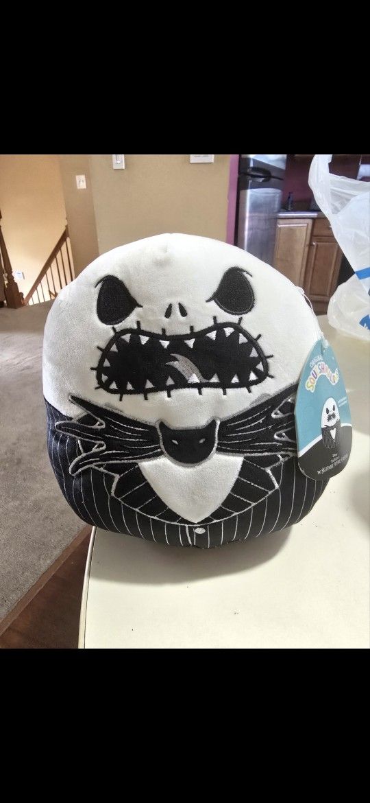 JACK SKELLINGTON SQUISHMALLOW NEW