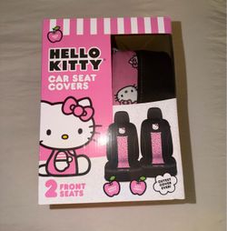 Hello kitty 2 front seat covers