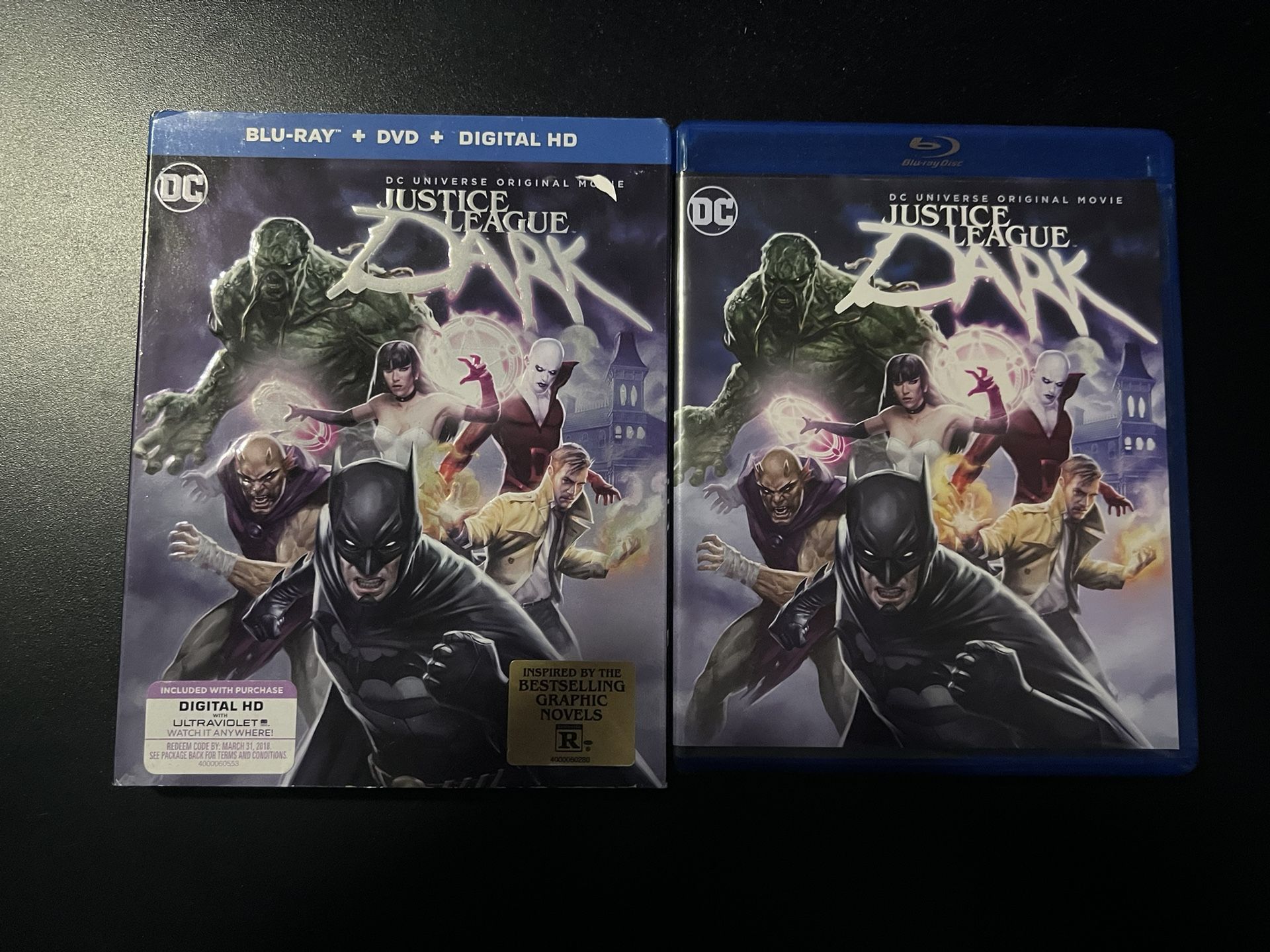 Justice League Dark Blu Ray
