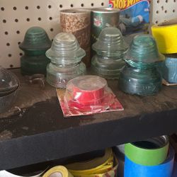 Vintage Glass Insulators