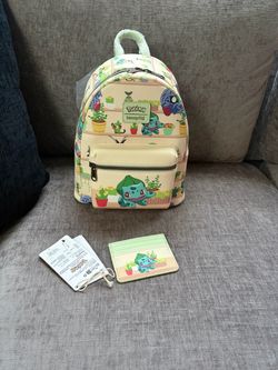 Loungefly Pokemon Plants Mini Backpack GameStop Exclusive