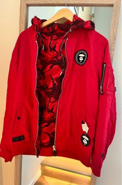 BAPE double sided bomber jacket