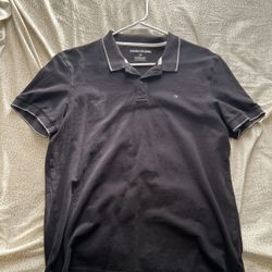 Calvin Klein Jeans collared shirt Men’s black/white