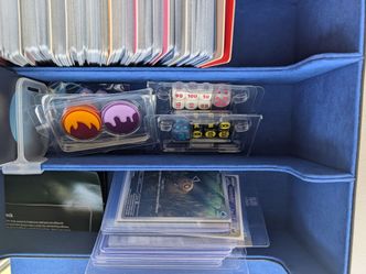 Pokemon cards in case