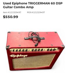 Used Epiphone TRIGGERMAN 60 DSP Guitar Combo Amp