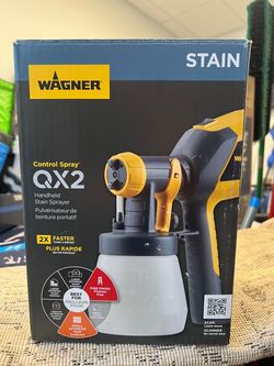 Wagner Control Spray QX2 Electric Handheld HVLP Paint Sprayer (Compatible with Stains)