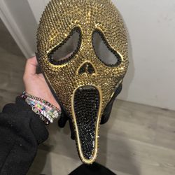 Bedazzled Scream Mask