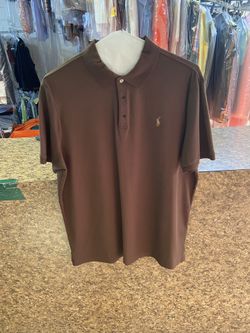 Large Brown Polo Shirt