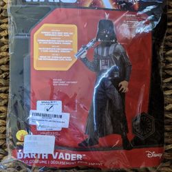 Darth Vader Star Wars Halloween Costume Size 4-6
