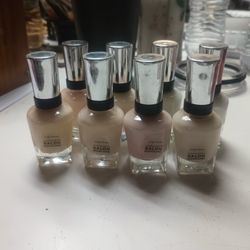 Lot Of 8 Sally Hansen Finger Nail Polish...