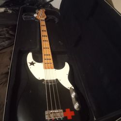 Bass Guitar With Case