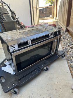 Over range microwave, craftsman toolbox, bed frames