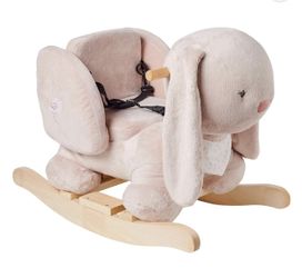 Nattou Rocking Animal for Children, Rabbit Pomme