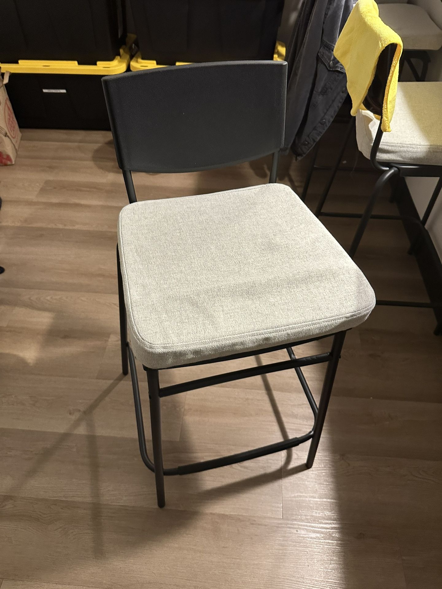 IKEA STOOLS WITH CUSHION