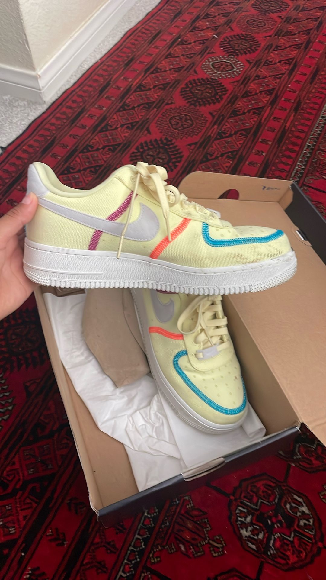 nike air force 1 ‘07 Lime