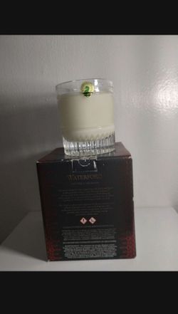 WATERFORD CRYSTAL OGHAM JOY SCENTED DUBLIN FRAGRANCE CANDLE