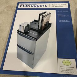 FileToppers Bookshelf and Printer Storage