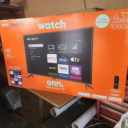 Tv Roku Onn 43", 4k, Smart, Excellent 