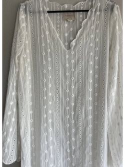 MOON RIVER DRESS M GINGHAM TAN WHITE NORDSTROM FLUTTER Lace Boho Maxi Dress