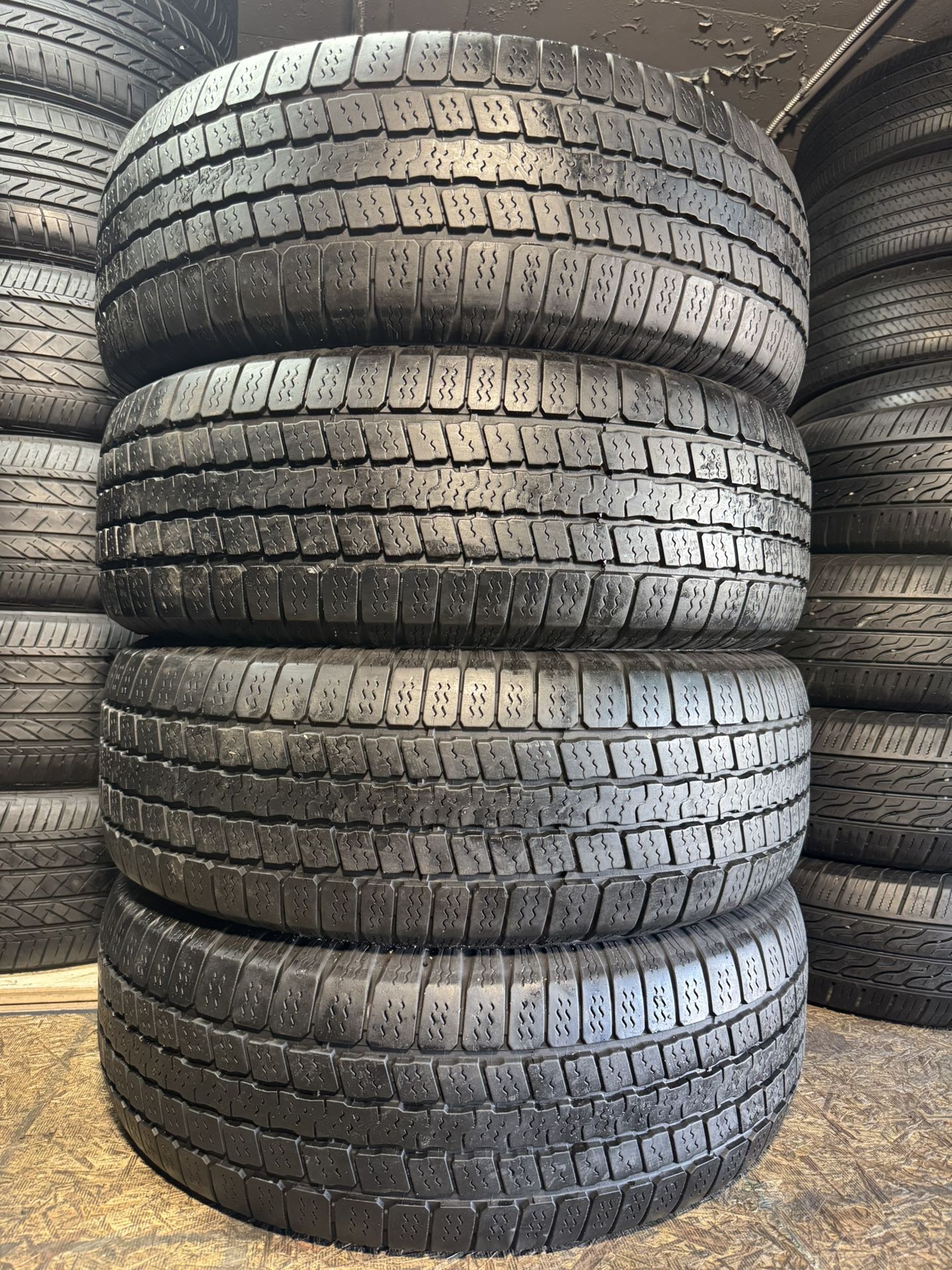 4 GOODYEAR TIRES 235/70/15 FREE MOUNT AND BALANCE