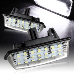 For Nissan Murano//Rogue/Pathfinder White 21-SMD LED License Plate Lights Lamps -(4-PZ037