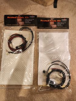 Heated Seat Kits by AutoLoc, NIP, w/switches (Qty=2)