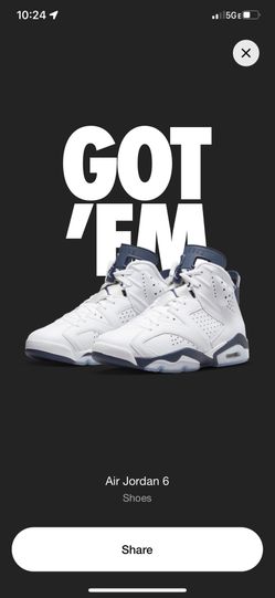 Jordan Retro 6 “midnight” 2022