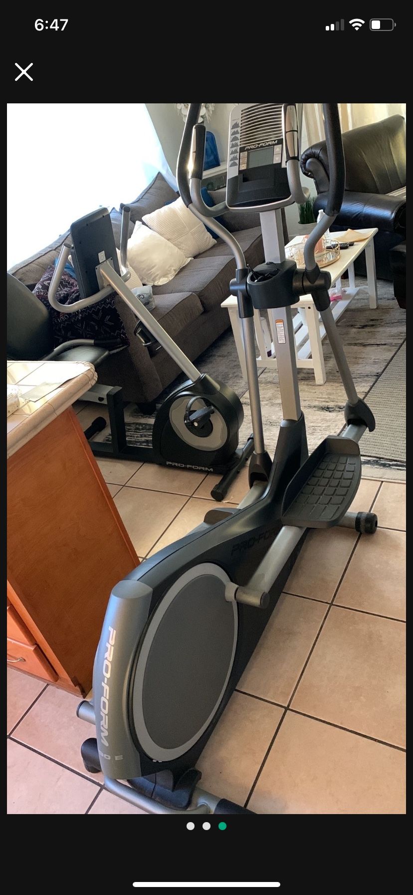 Exercise Machine Elliptical Pro Form