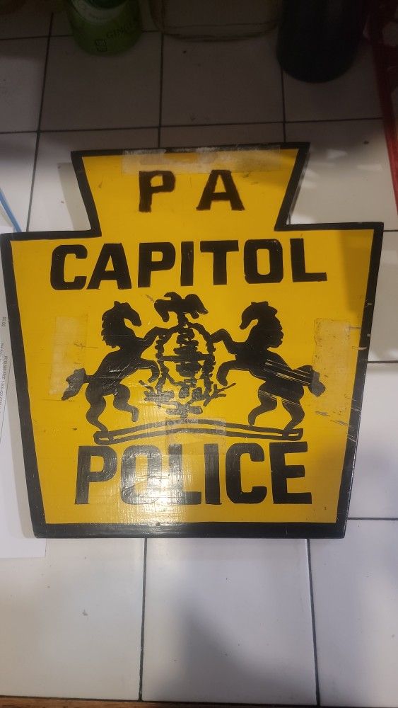 PA Capitol Police Plaque
