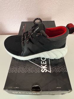 Black Skechers Hydrus model #97690L for kids and young boys size 11