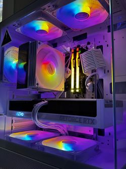 White gaming pc