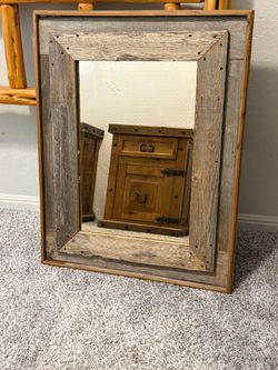 Rustic mirror $75