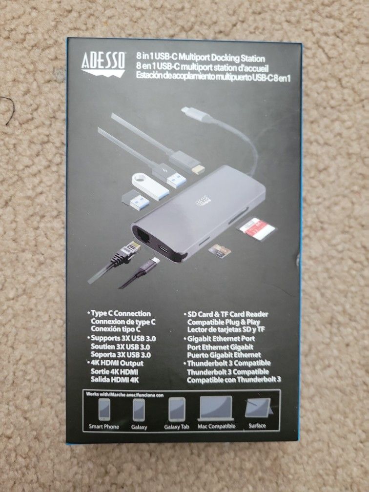 Multi Port Docking Station 8-in-1
