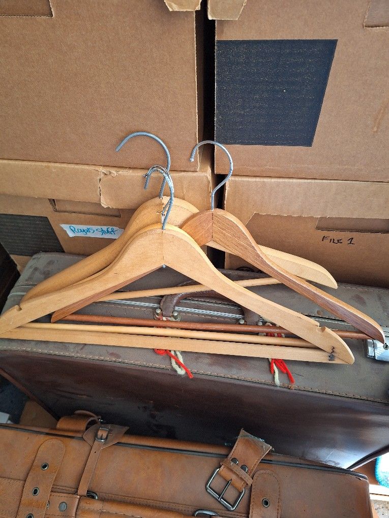 Vtg Wooden Suit Pants Hangers-$2.00 Each