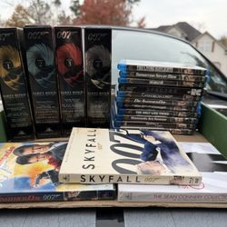 Lot Of  James Bond Blu-Ray And Dvds