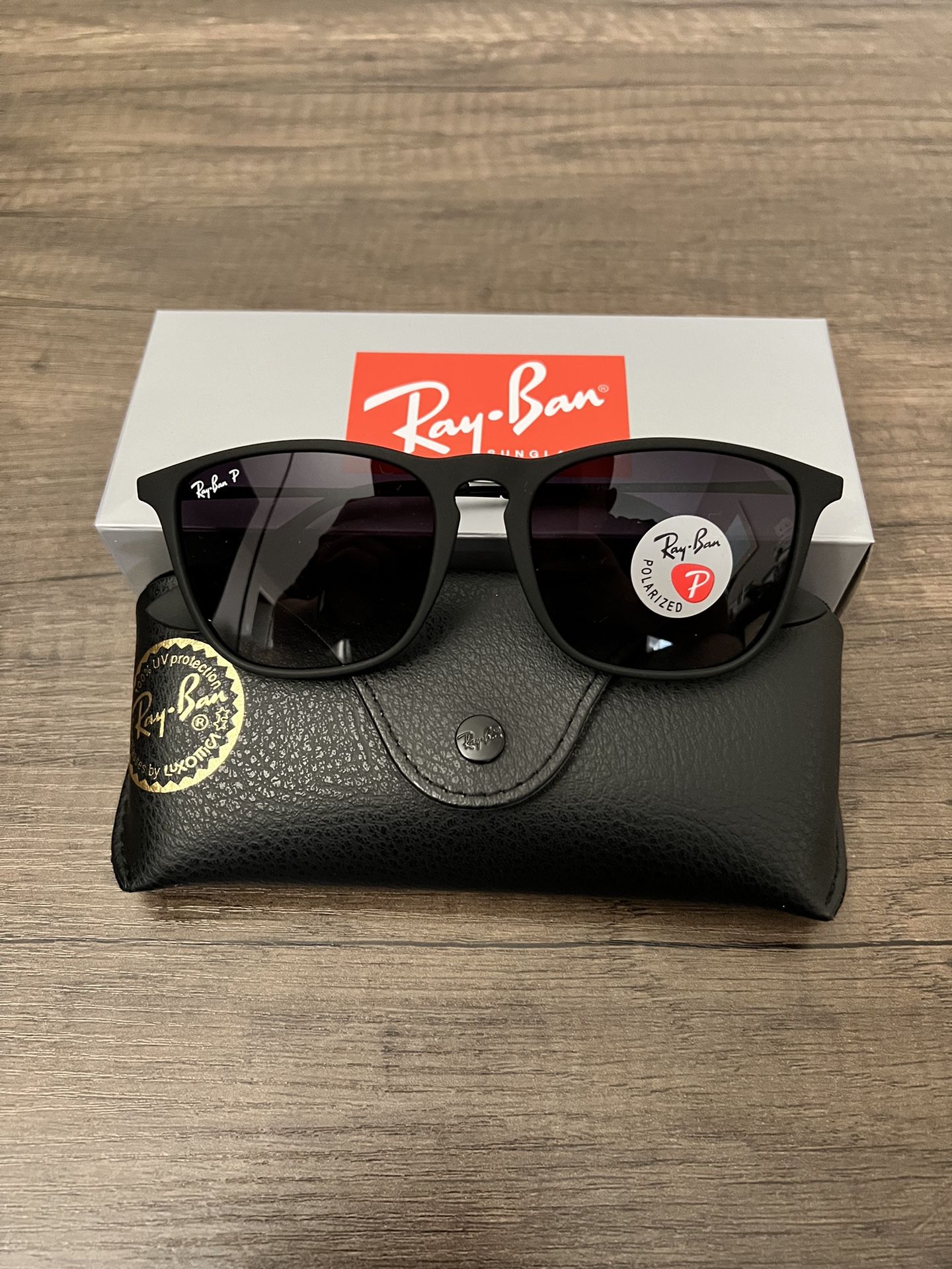 CHRIS NEW Polarized RayBan Sunglasses with Original Ray Ban Packaging