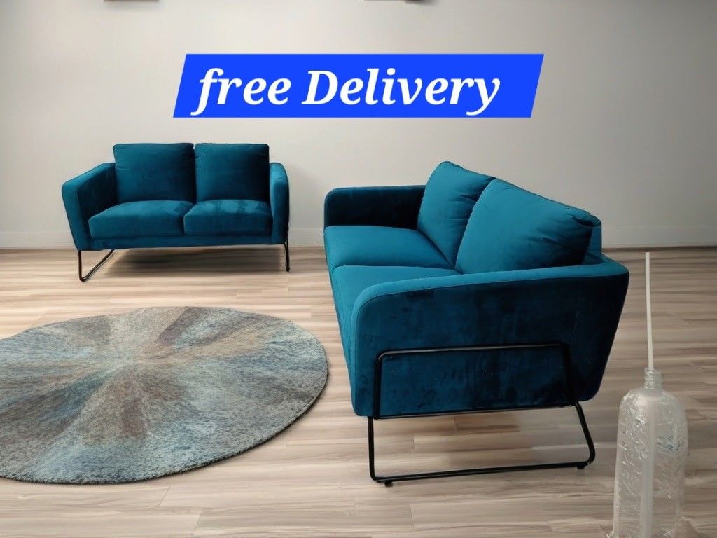Teal 2 PC SOFA SET
