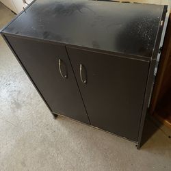 Black Wooden Cabinet