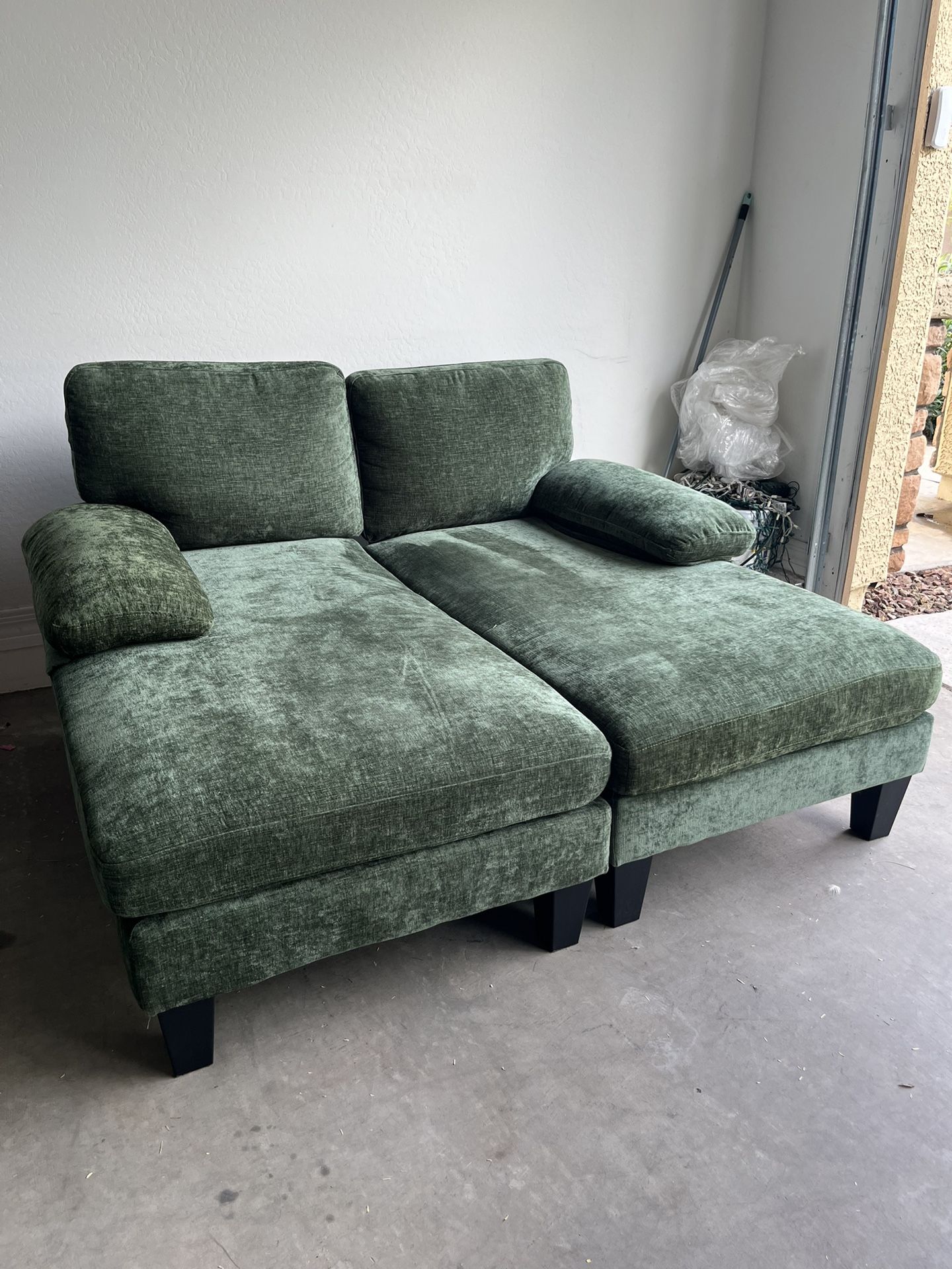 Double Chaise Lounge Sofa 