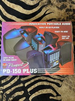 Fender Passport PD-150 Plus Portable Sound System with CD Player