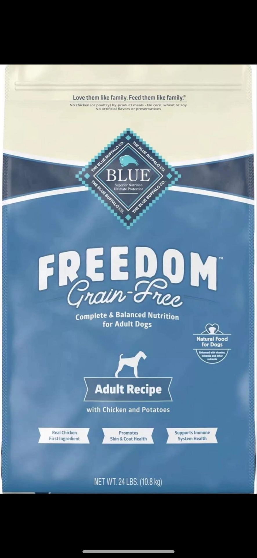 Dog Food 24lb Blue
