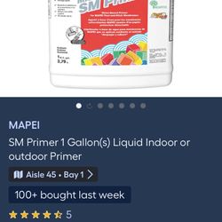 Mapei SM Primer 1gal 