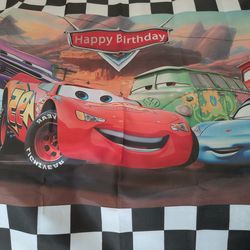 Cars Birthday Banner